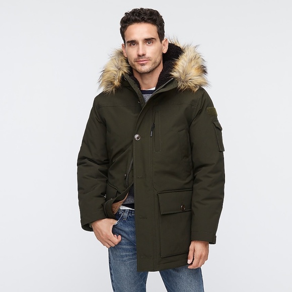 Nwot Mens Jcrew Nordic Parka Large 